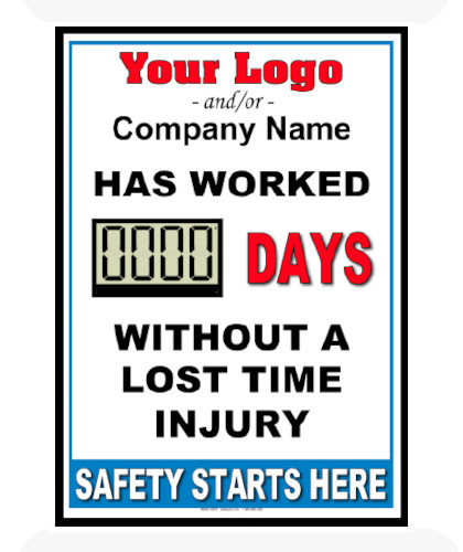Custom Digital Safety Scoreboard | Workplace Safety | Safety Star